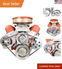 SBC Alternator/Power Steering Pump Accessory Drive Bracket Kit for Double Hum...