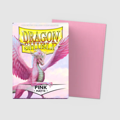 Dragon Shield Card Sleeves: Standard - Matte Pink (100ct)