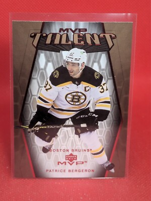 2023-24 Upper Deck MVP Hockey Talent #MT75 Patrice Bergeron