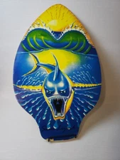 Skim Lizard Michael Searle Shark Skimboard Wood Sunset Ocean Big Wave Sunset