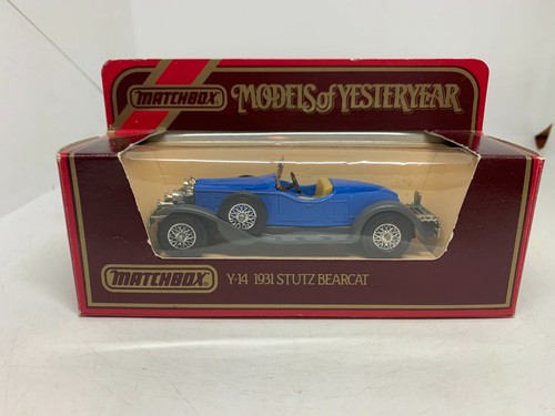 Matchbox Models of Yesteryear Y-14 Stutz Bearcat Blue NEW - Picture 1 of 6