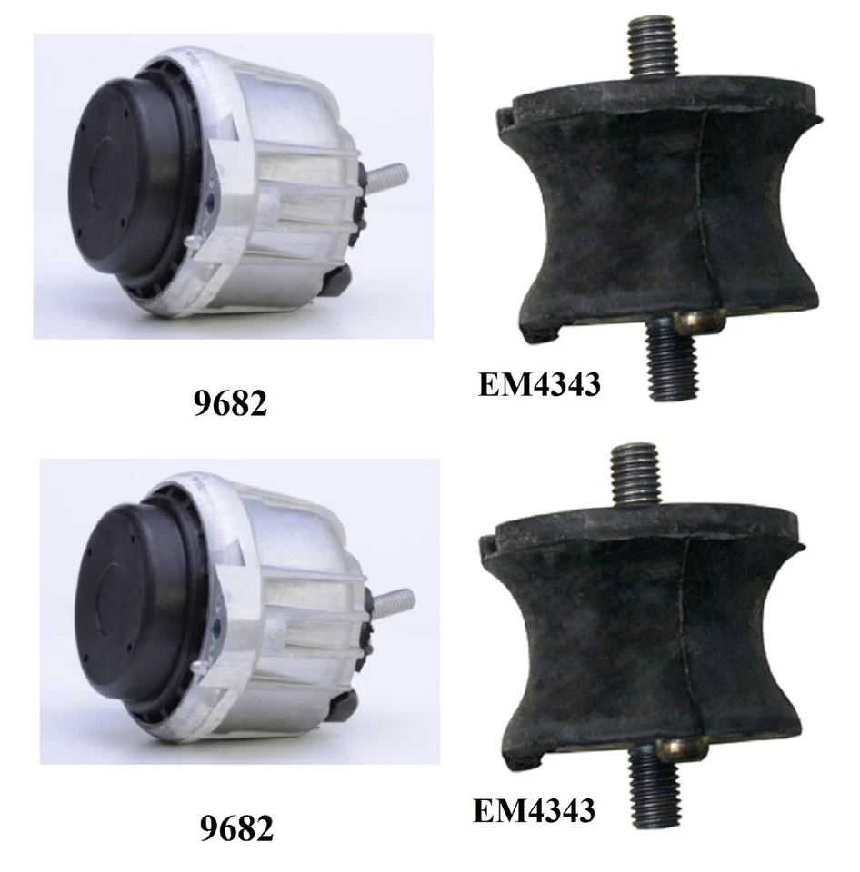 4 PCS FRONT MOTOR & TRANS MOUNT FIT 2009-2011 BMW Z4 3.0L NAT.ASP Foto 2 de 4