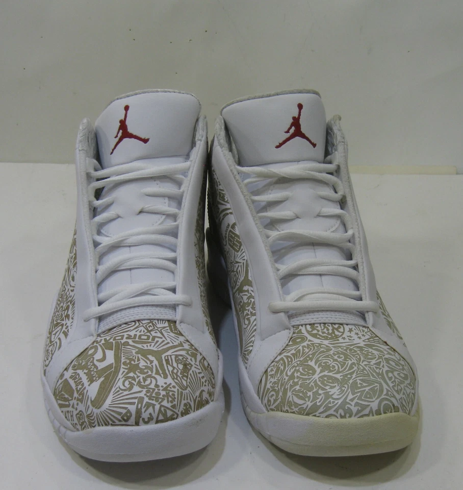NUEVO Jordan Accolades Premier 395574 103 ORO BLANCO HOMBRE Talla 9 Foto 4 de 4