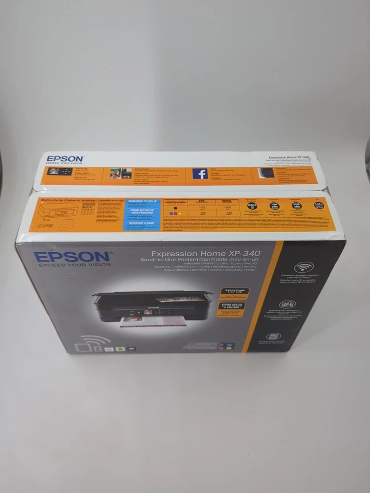 Epson Expression Home XP340 All-In-One Inkjet Printer - NEW in Box - Image 2 of 4