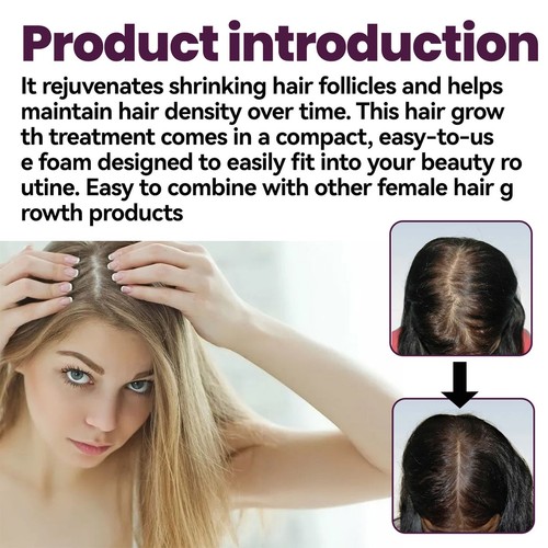 4 Bottles 60ml Hair Growth Foam Promote Nutrition Absorption Activate Follic TPG - Picture 24 of 24