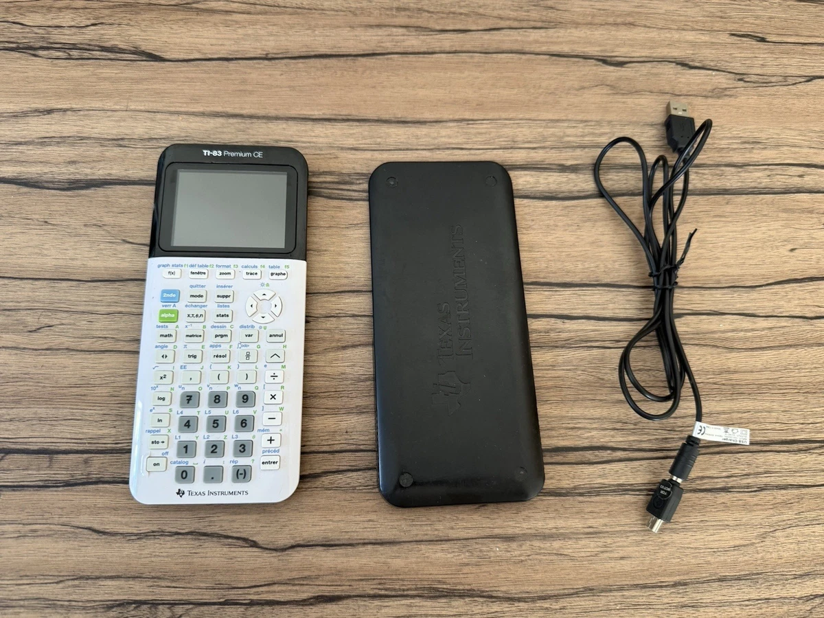 Calculatrice graphique ti-83 premium ce couleur language python integre - - scol