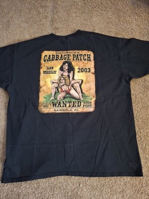 SoPotNicks Cabbage Patch 2003  Bike Week T-shirt 2XL Slaw Wrestling 