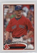2012 Topps Factory Set Corrected Stat Line Jon Lester #10 0h1