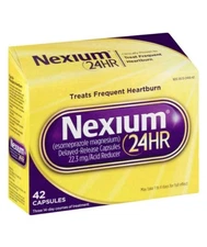 Nexium 24HR Heartburn Relief 20MG 42 caps-Exp01/2027+