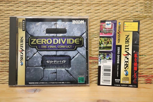 Zero Divide ZERODIVIDE the Final Conflict w/spine card Sega Saturn SS VG+!