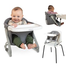 Infantino Ultimate Travel Booster Seat for Baby Toddler 4-36M Gray