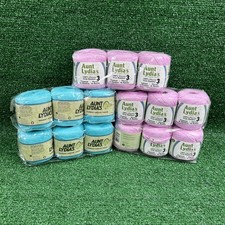 Aunt Lydia s Crochet Thread Size 3 Orchid Cruise Blue Lot Of 15 New