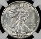 1928 S WALKING LIBERTY HALF DOLLAR NGC MS 62 LOVELY AND LUSTROUS BRITE WHITE,