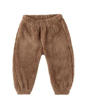 Rylee + Cru Collective Relaxed Sweatpant Brown 6-7Y