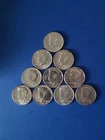 (10) 1964 90% Silver Kennedy Half Dollars