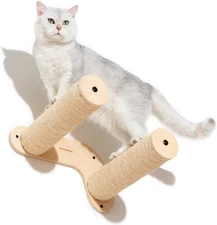 MEWOOFUN Cat Wall Furniture, Cat Wall Steps