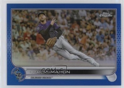 2022 Topps Chrome Blue Refractor 129/150 Ryan McMahon #163 05k9