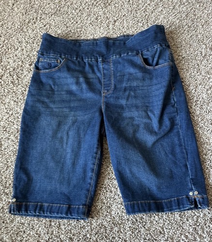 Gloria Vanderbilt Damengröße 14 (Maße 34 x 10) Amanda Bermudashorts zum Überziehen