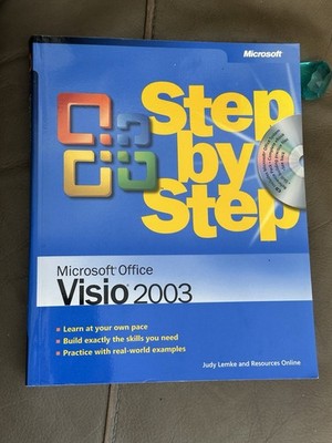 Microsoft  Office Visio  2003 Step by Step Book With CD