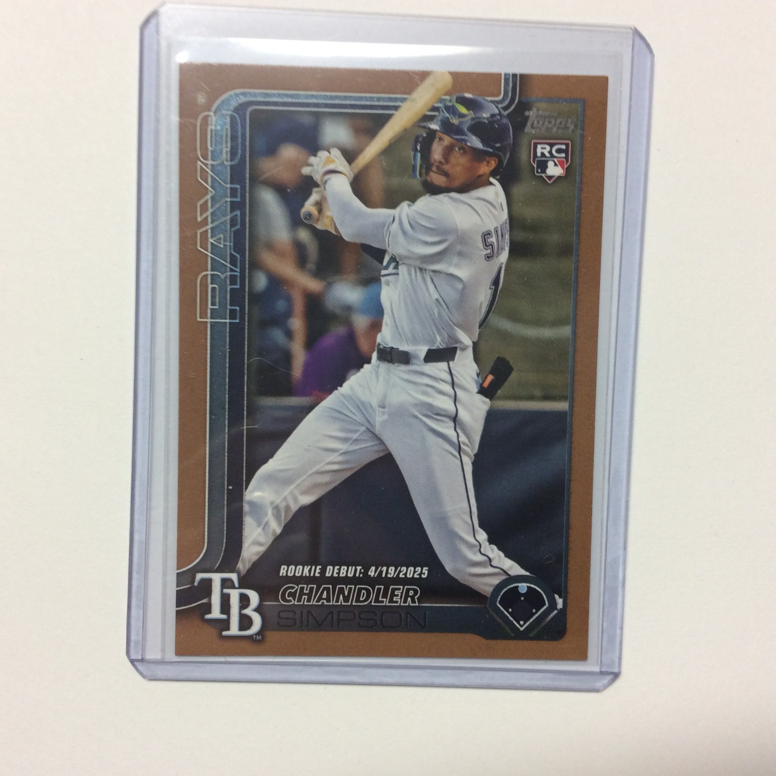 2025 Topps Update US349 Chandler Simpson (RC) Debut Gold 1723/2025