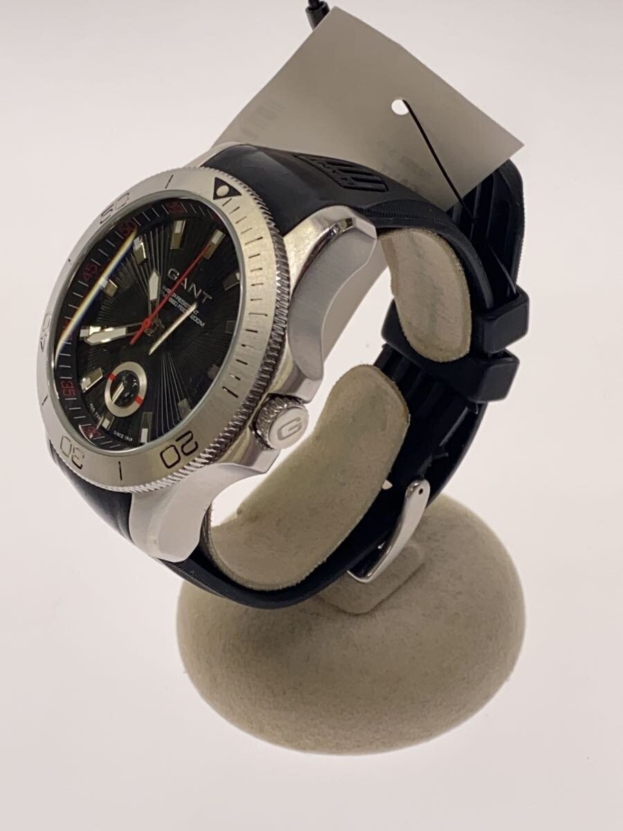 GANT 1072 Quartz Analog Black Rubber Modern Design Watch Excellent
