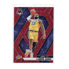 LeBron James 2024-25 Mosaic #180 Fast Break Red /99
