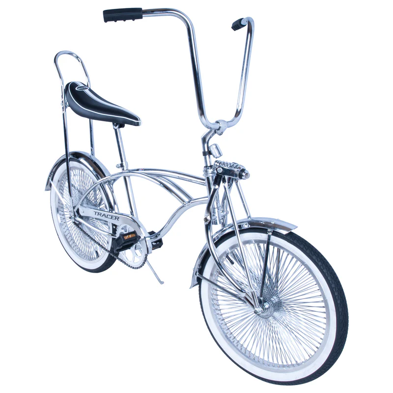 Beach Cruiser Bike Children Lowrider Bike 20" Micargi Prince Chrome Old  School 60s Lowrider Bicycle