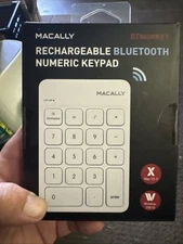 Macally Bluetooth Number Pad for Laptop, Apple, Mac, Imac, Macbook Pro/Air, Ipad