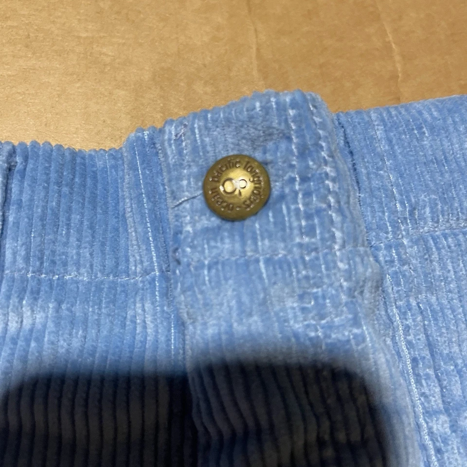 Винтажные Ocean Pacific Longriders Baby Синие Вельветовые Короткие Размер 30 Серфинг 70-е/80-е Новые с ценниками - Изображение 4 из 4