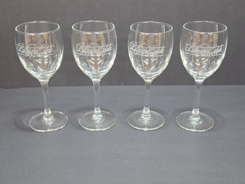 Set Of 4 Biltmore Estate: THE WINERY - Asheville, NC Wine Glasses- 6 1/2"