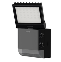 Theben Led-Strahler Mit Bewegungsmelder Theleda S8-100 Bk, 8,5 Watt, Schwarz