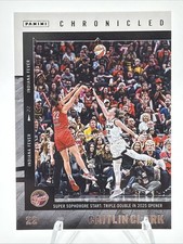 2025 Panini Caitlin Clark Chronicled - WNBA Caitlin Clark #20