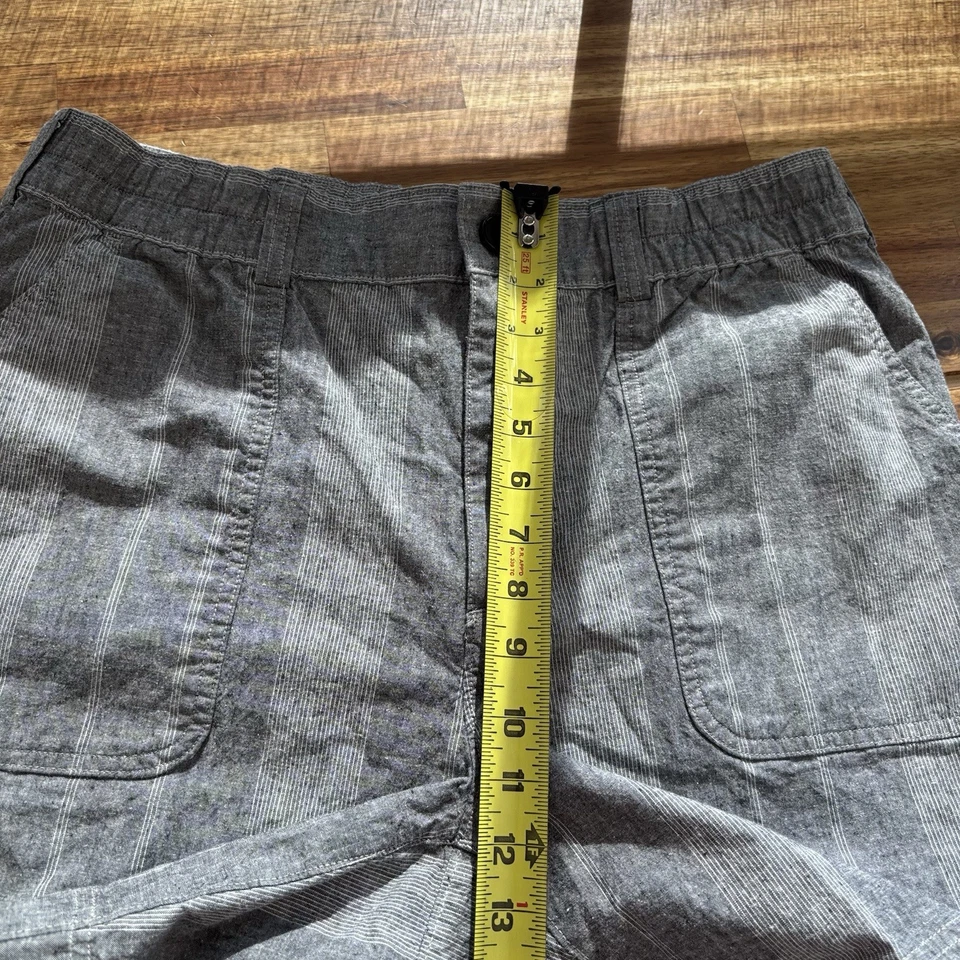 Duluth Trading Women’s Shorts Size 14 Gray Cotton Hemp Stretch Outdoor Nature - Image 3 of 4