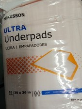 2 Pkg Mckesson Ultra Underpads 30x36" 10 In Bag 770 Dt