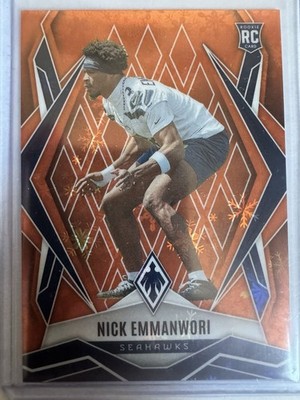 2025 Panini Phoenix - Nick Emmanwori (RC) #245 Orange Winter  /99 