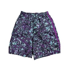 Nike Kids Training Shorts XL Purple Blue Abstract Activewear NWT FV0275-503