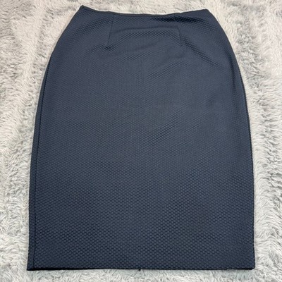 Banana Republic Knee-Length Skirt Women's 2P Blue Polyester Straight & Pencil