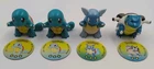 Vintage Pokemon TOMY Squirtle Wartortle & Blastoise Figures CGTSJ