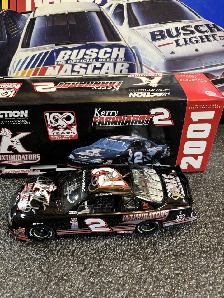 SIGNED 1/24 #2 Intimidators Dale Earnhardt Jr JeffG TonyS Harvick DW+ ...