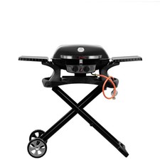 BBQ-Toro Tragbarer Tisch Gasgrill mit Rollwagen kompakt Tischgasgrill für …