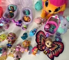 Hatchimals Colleggtibles Playset Large Set Cases Figures Gold Wings Mermaid Lot