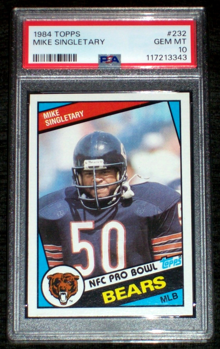 1984 Mike Singletary #232 Topps PSA 10 Chicago Bears