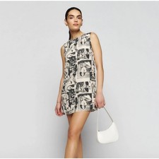 REFORMATION Gracelynn Dress Typical Girls Graphic Print Sz 0 {LL50}