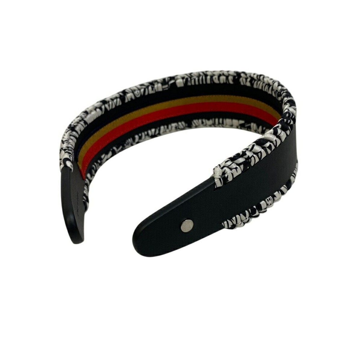 HERMES Hermes Grace Headband Black Women's GZl1947d | eBay