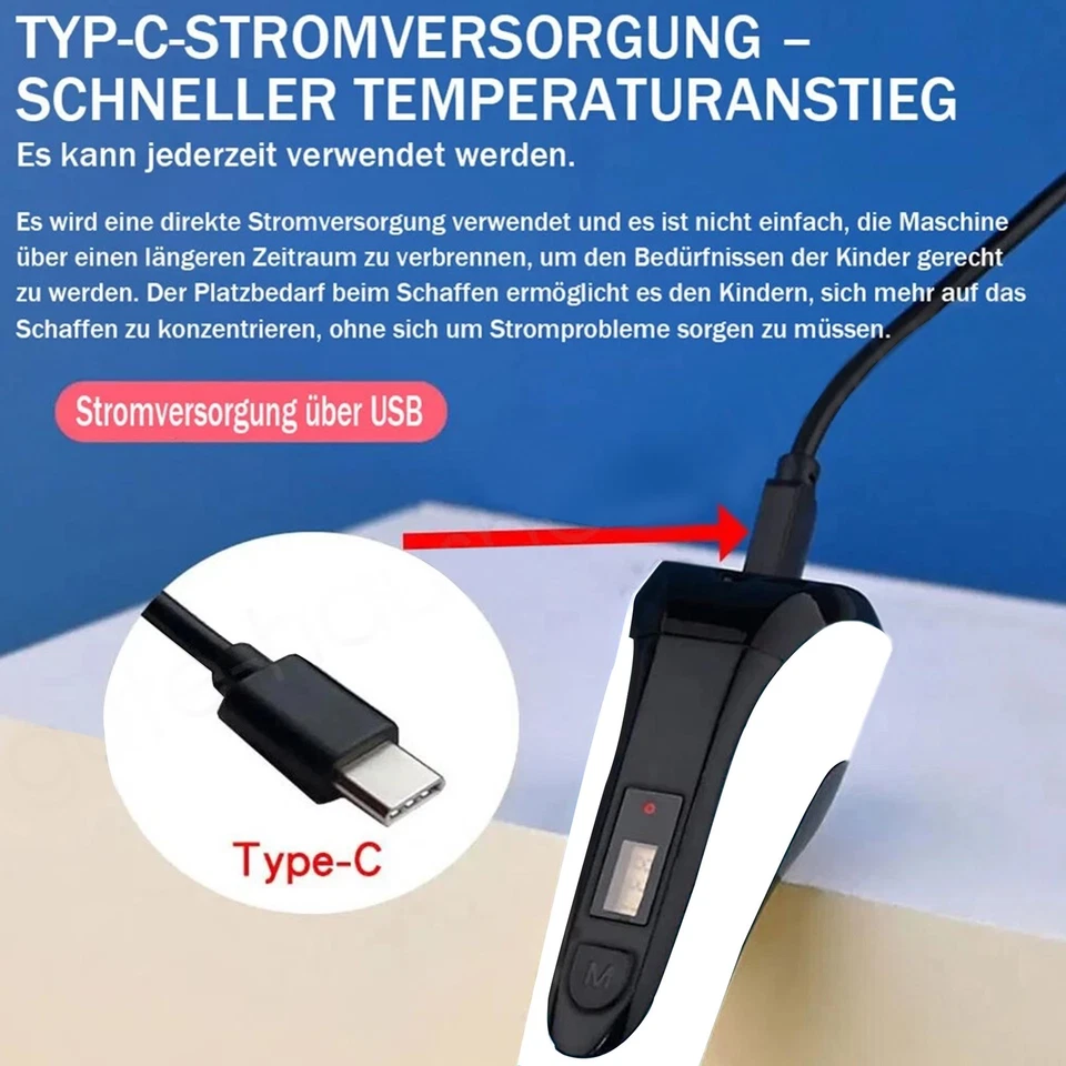 Kinder DIY 3D Stifte Set 3D Druckstift 20Farben 109m PLA Filament 3DPrinting Pen - Bild 3 von 4