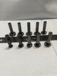10pc Keyway End Mill / Woodruff Keyseat Cutter Machinist Tool Lot