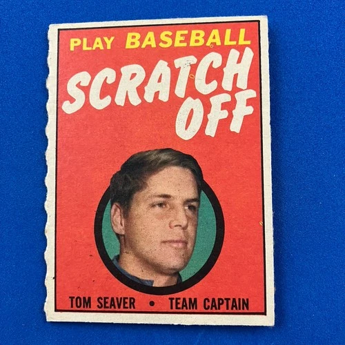 Tom Seaver 1970 Topps Scratch Off Card Unscratched MLB New York Mets