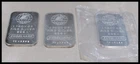 THREE DIFFERENT TARNISHED UNCIRCULATED ENGELHARD .999 SILVER 1oz EACH BARS