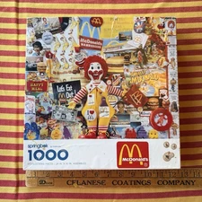 Vintage Springbok 1991 McDonald’s Puzzle 1000 Pieces  24x30 COMPLETE! EUC! 