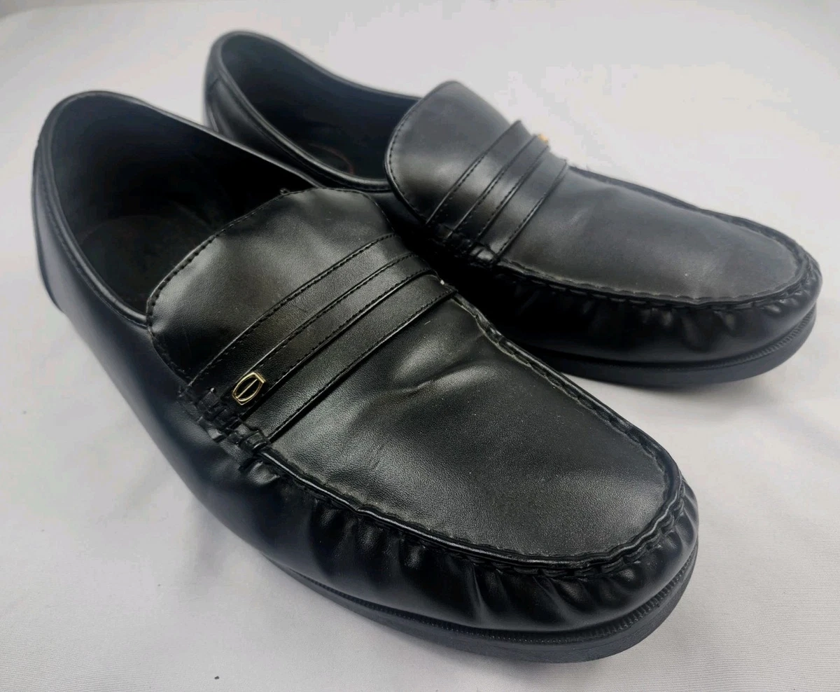 Vintage Dexter USA Wingtip Oxfords Black Pebble Grain Leather Shoes 10.5E Dexter E Dress Shoes for Men for sale | eBay main image 2
